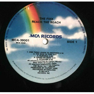 The Fixx ‎- Reach The Beach 1983 US Vinyl LP ***READY TO SHIP from Hong Kong***